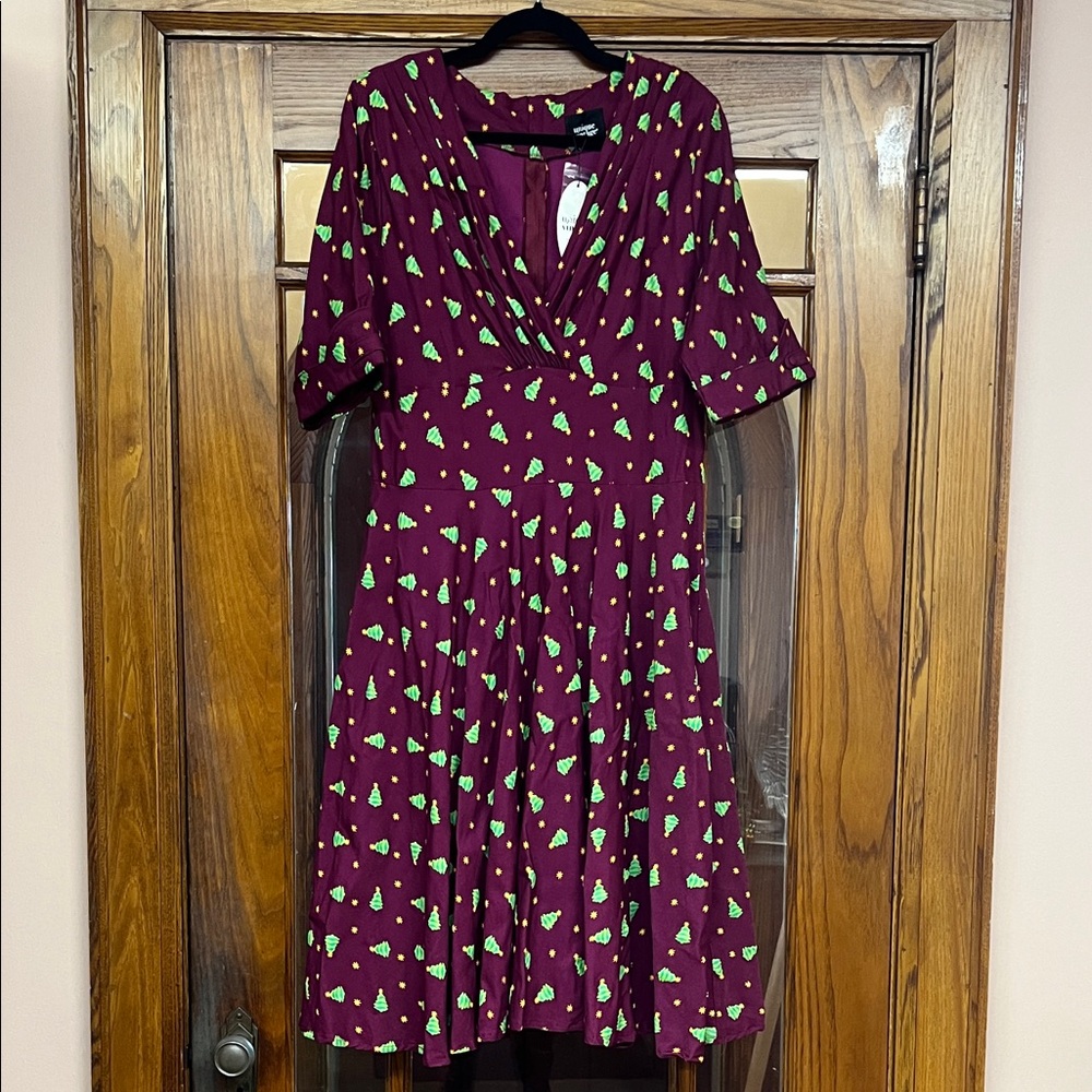 Unique Vintage Christmas Tree Dress